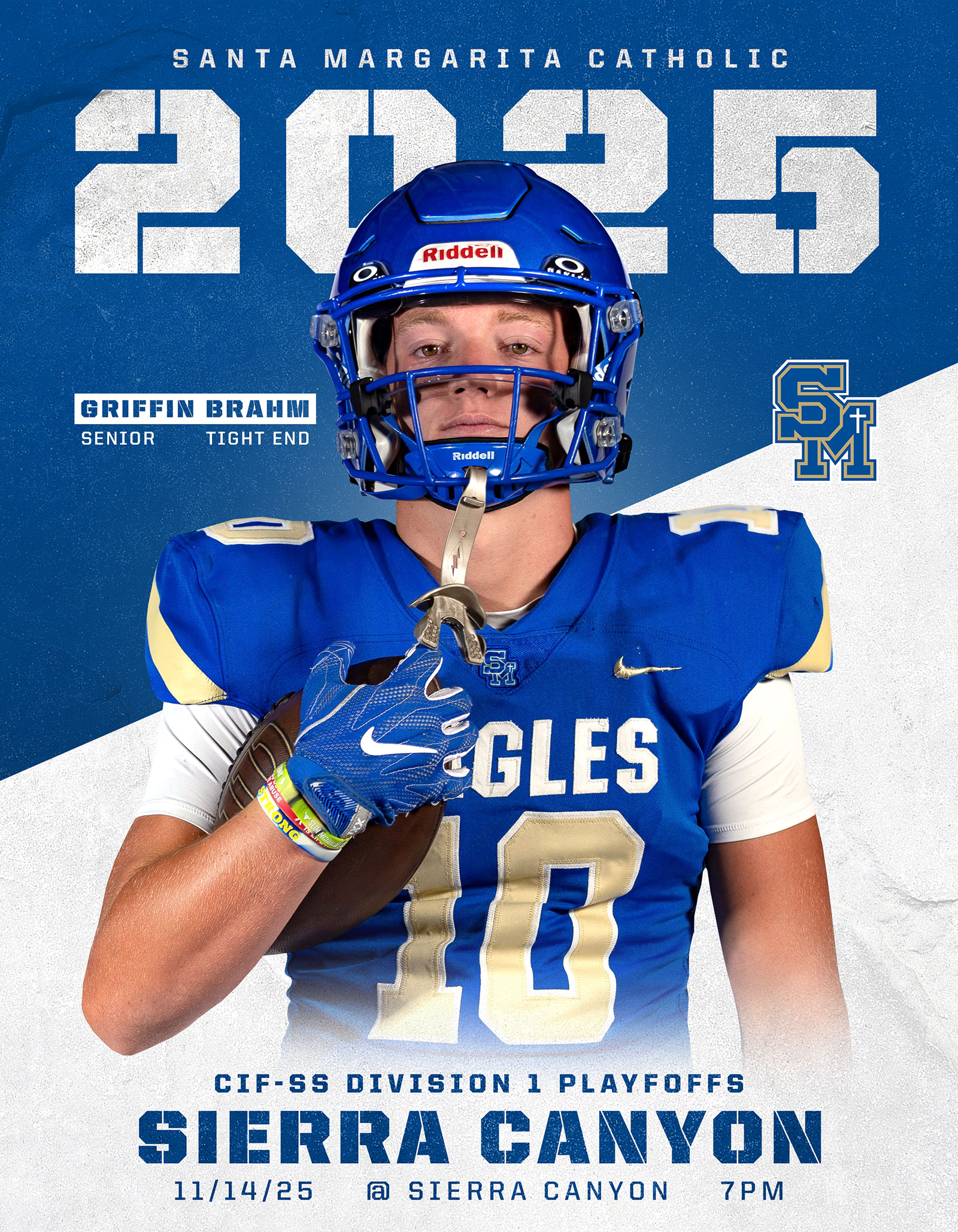 Santa Margarita Catholic Football game day program covers