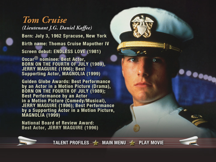 Sony - A Few Good Men - DVD Interface