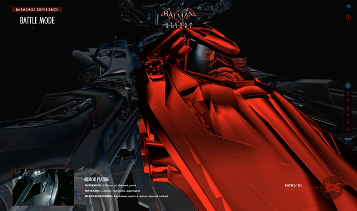 Batman: Arkham Knight Batmobile Experience