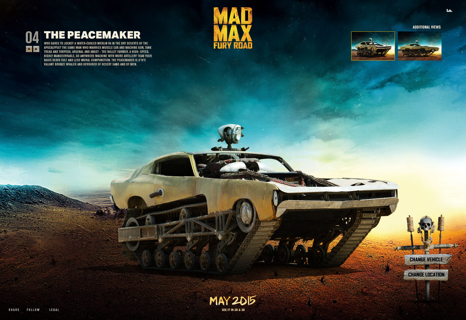 Mad Max: Fury Road - Vehicle Showcase